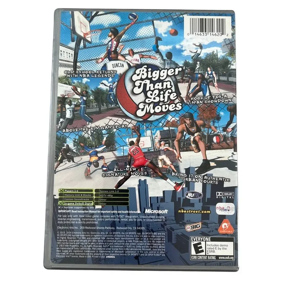 NBA Street Volume 2 Platinum Microsoft (2003) Xbox Complete in Box, manual